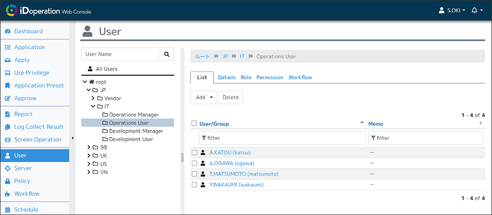 It can centralize management of user information